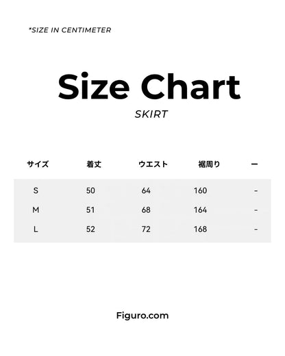 ポルカドットサテンスカート